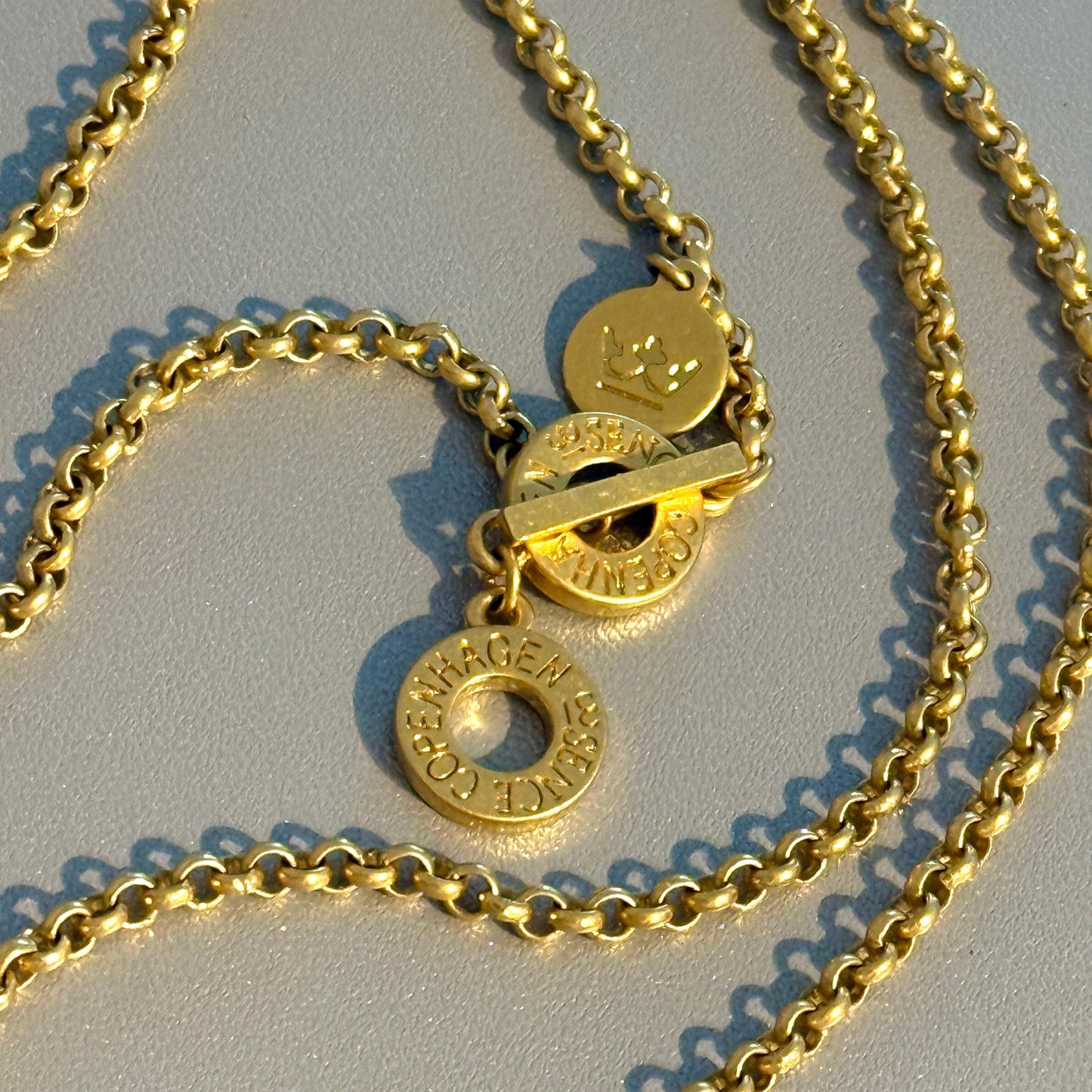 Essentials Classic - Halskette matt vergoldet 90 CM