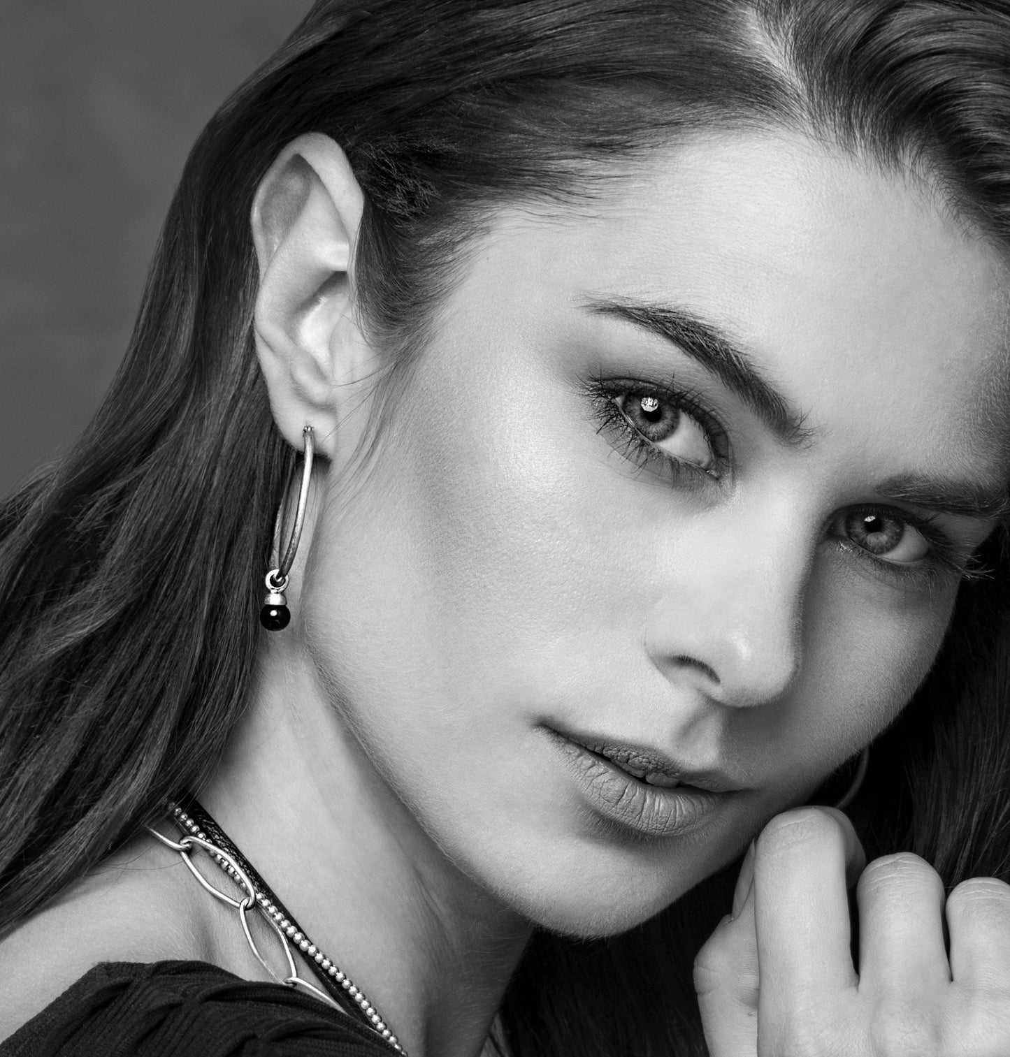 Essentials Be a Star Earrings - Rose Quartz matt gold plated