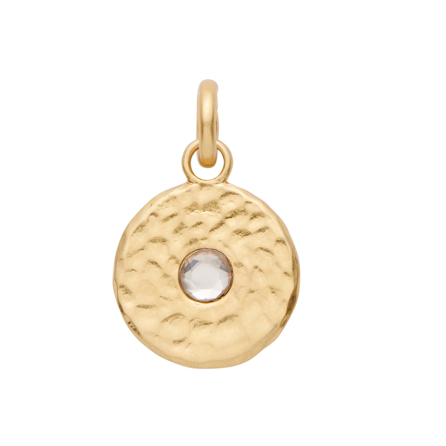 Essentials Charm Grade A Glas matt vergoldet