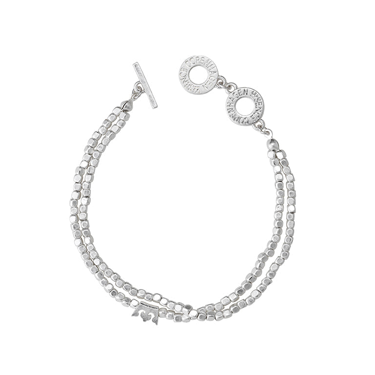 Essentials Solitude Armband matt versilbert