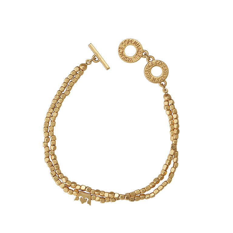 Essentials Solitude bracelet matt gold plated