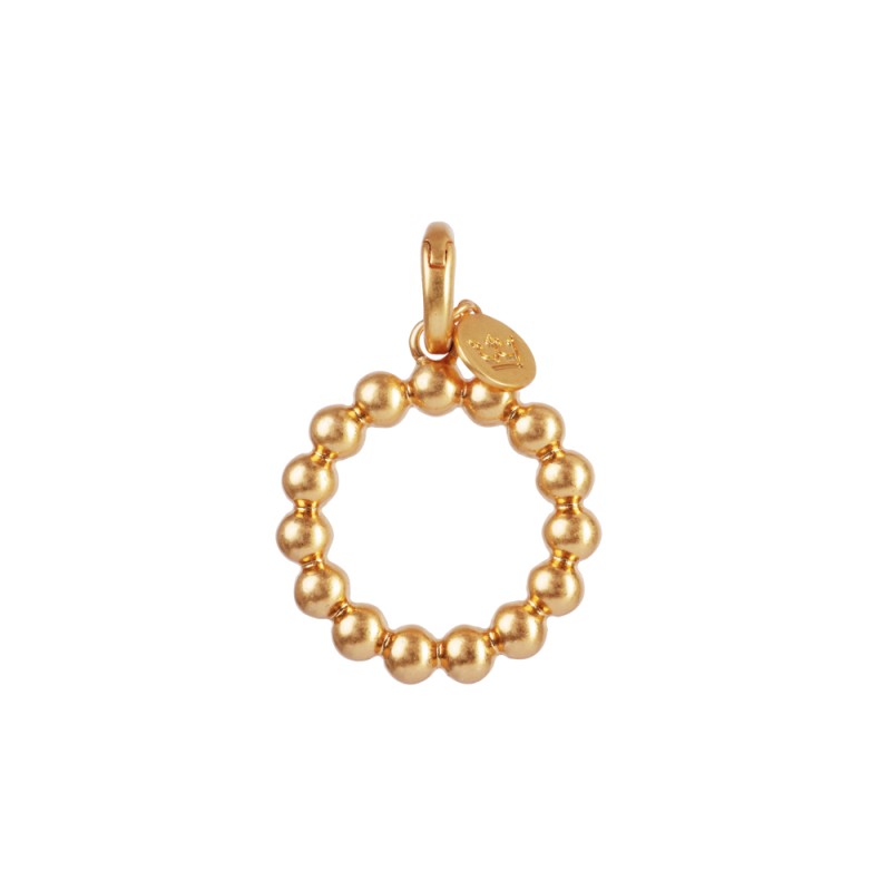 Essentials Kreis Charm matt gold