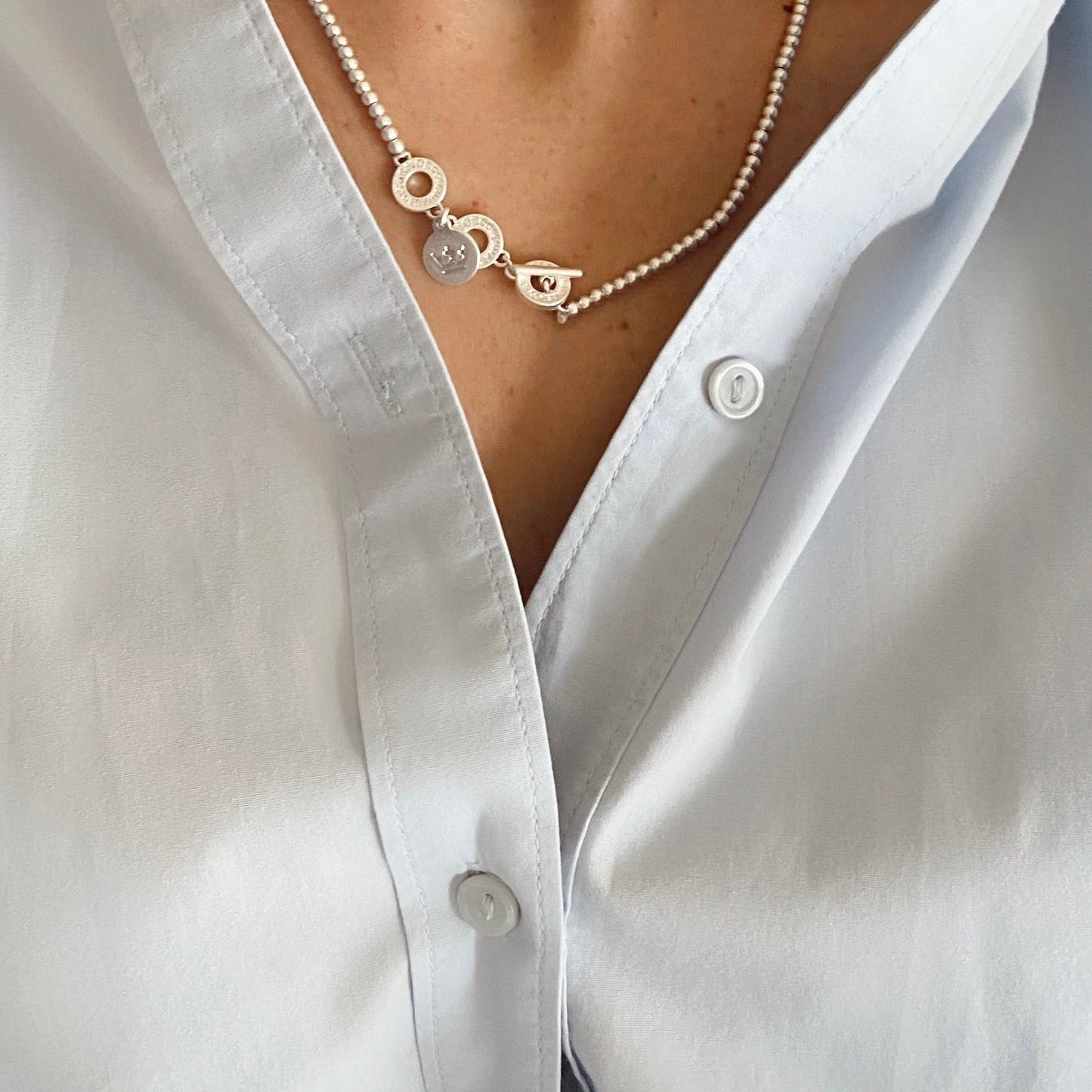 Essentials neue Boho - Halskette matt vergoldet - 90 CM