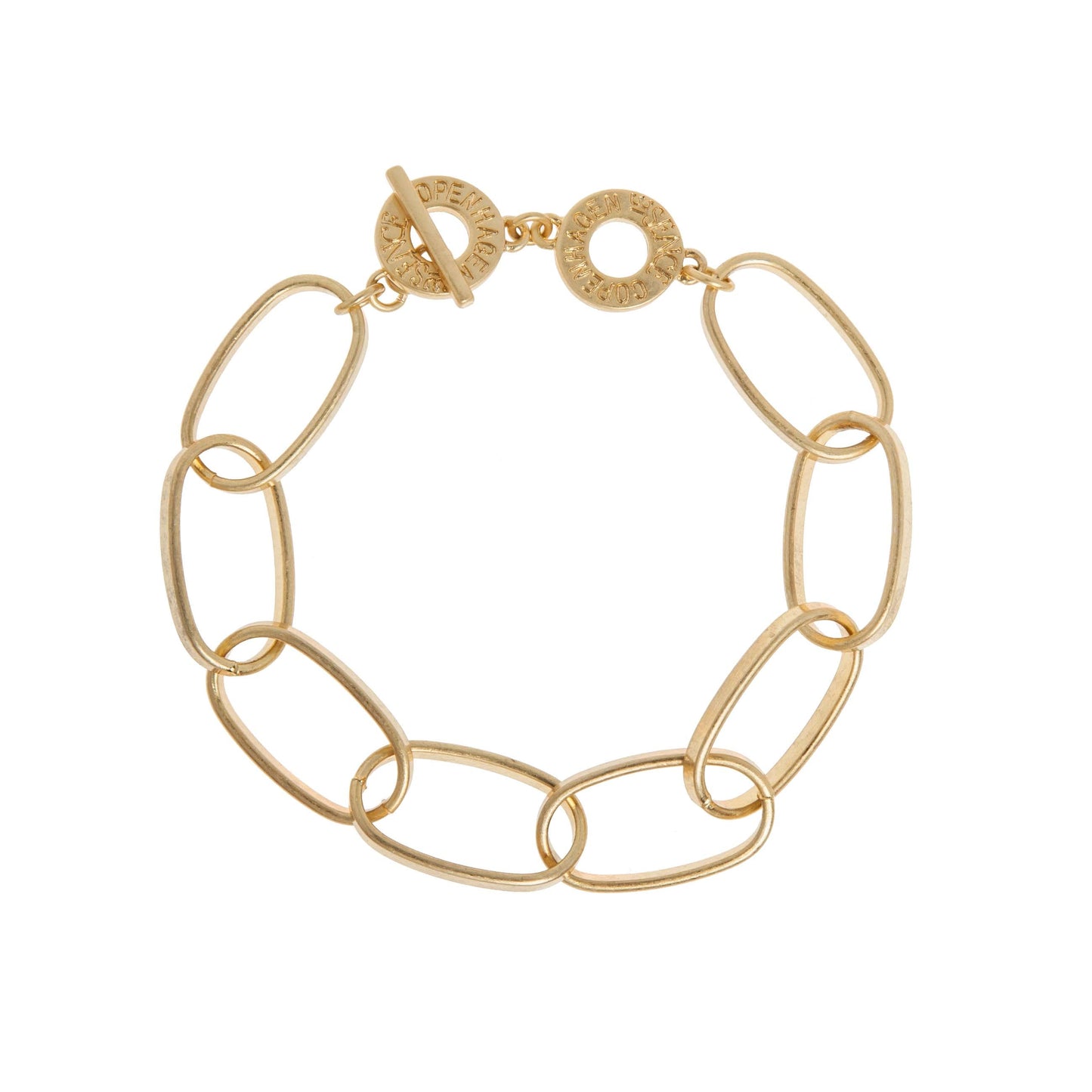 Essentials Power bracelet matt gold plated