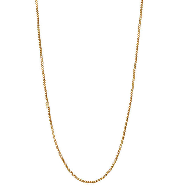 Essentials neue Boho - Halskette matt vergoldet - 90 CM