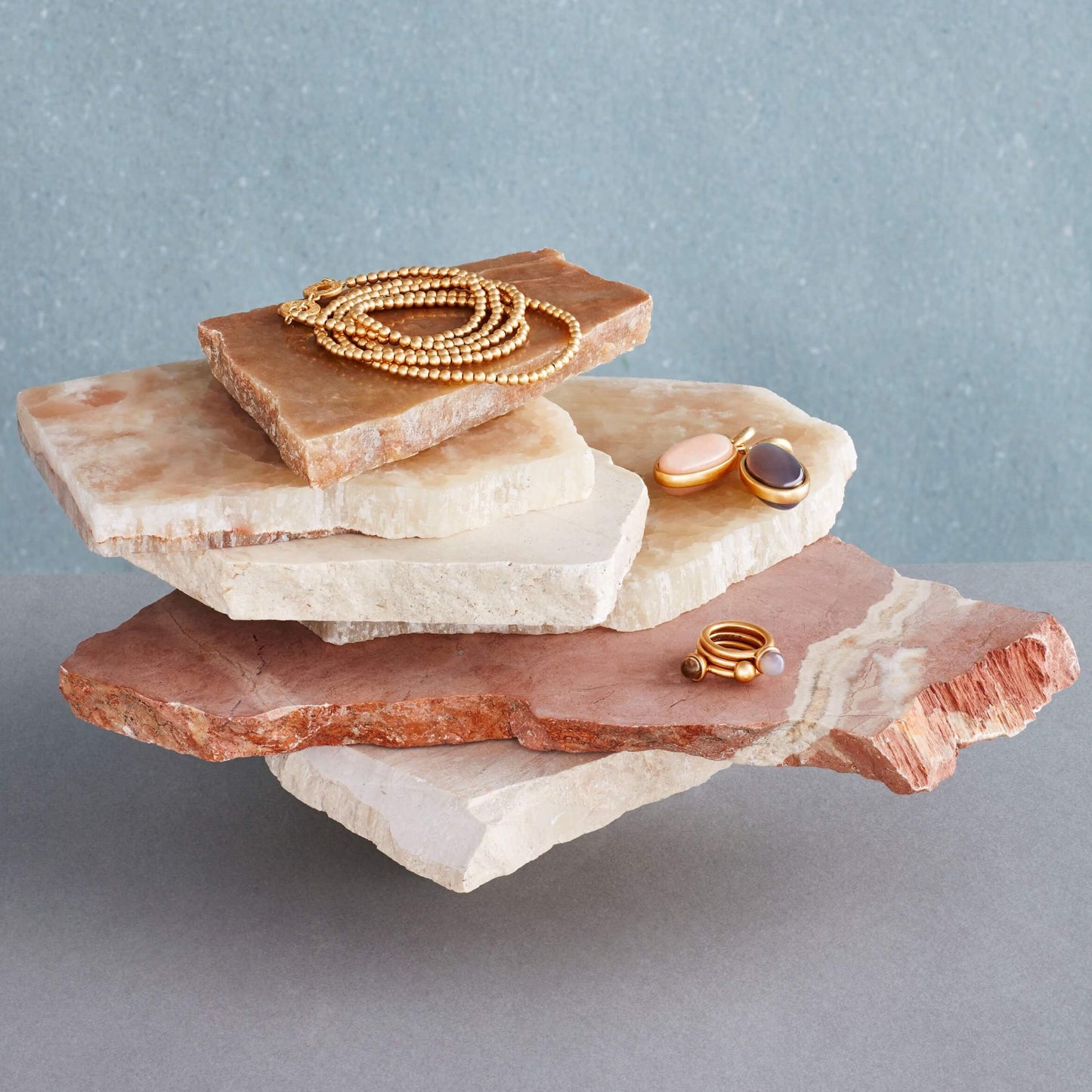 Essentials neue Boho - Halskette matt vergoldet - 90 CM