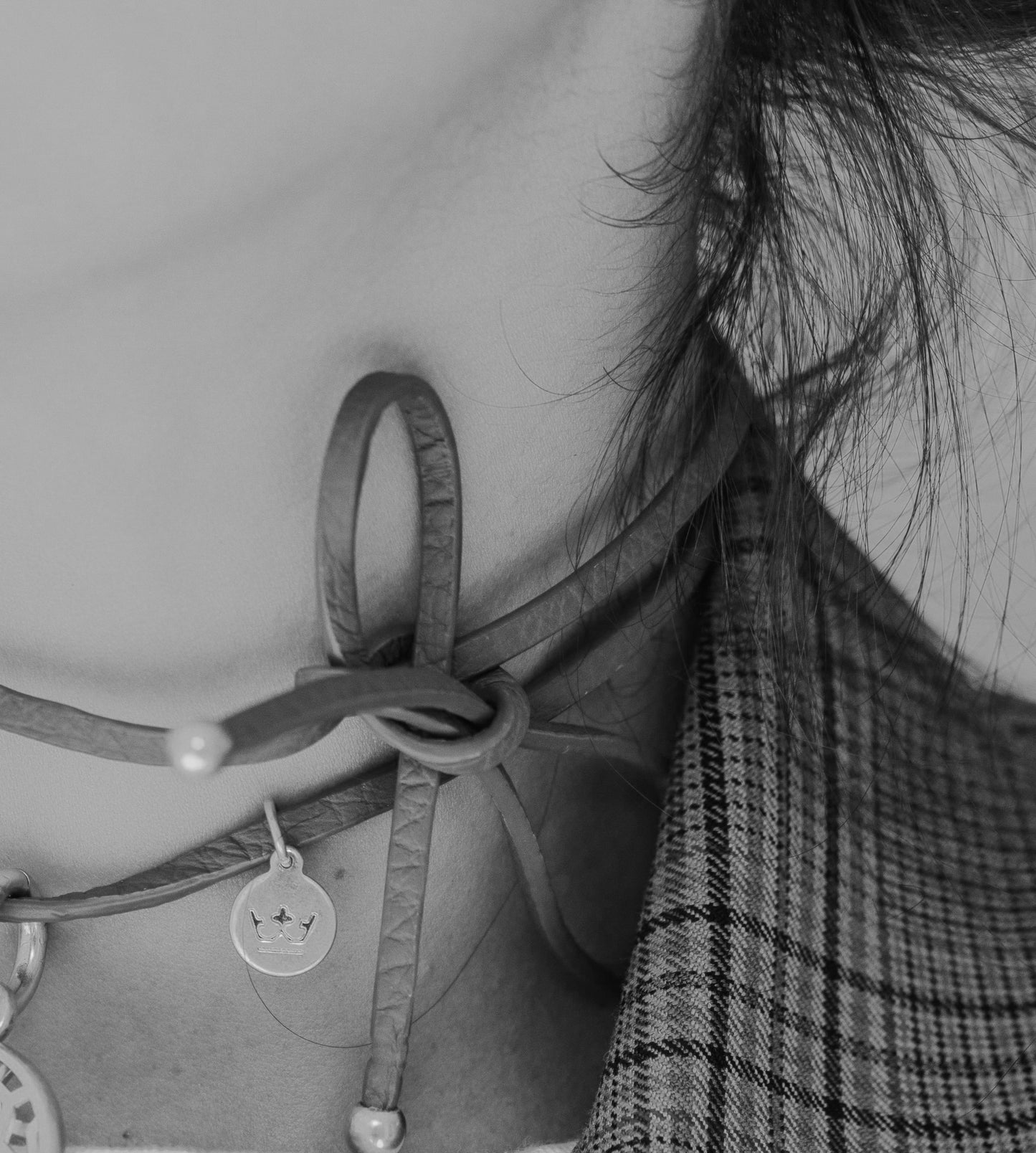 Essentials Circle Charm matt silber