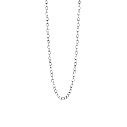 Essentials be Free Halskette matt versilbert – 60 CM