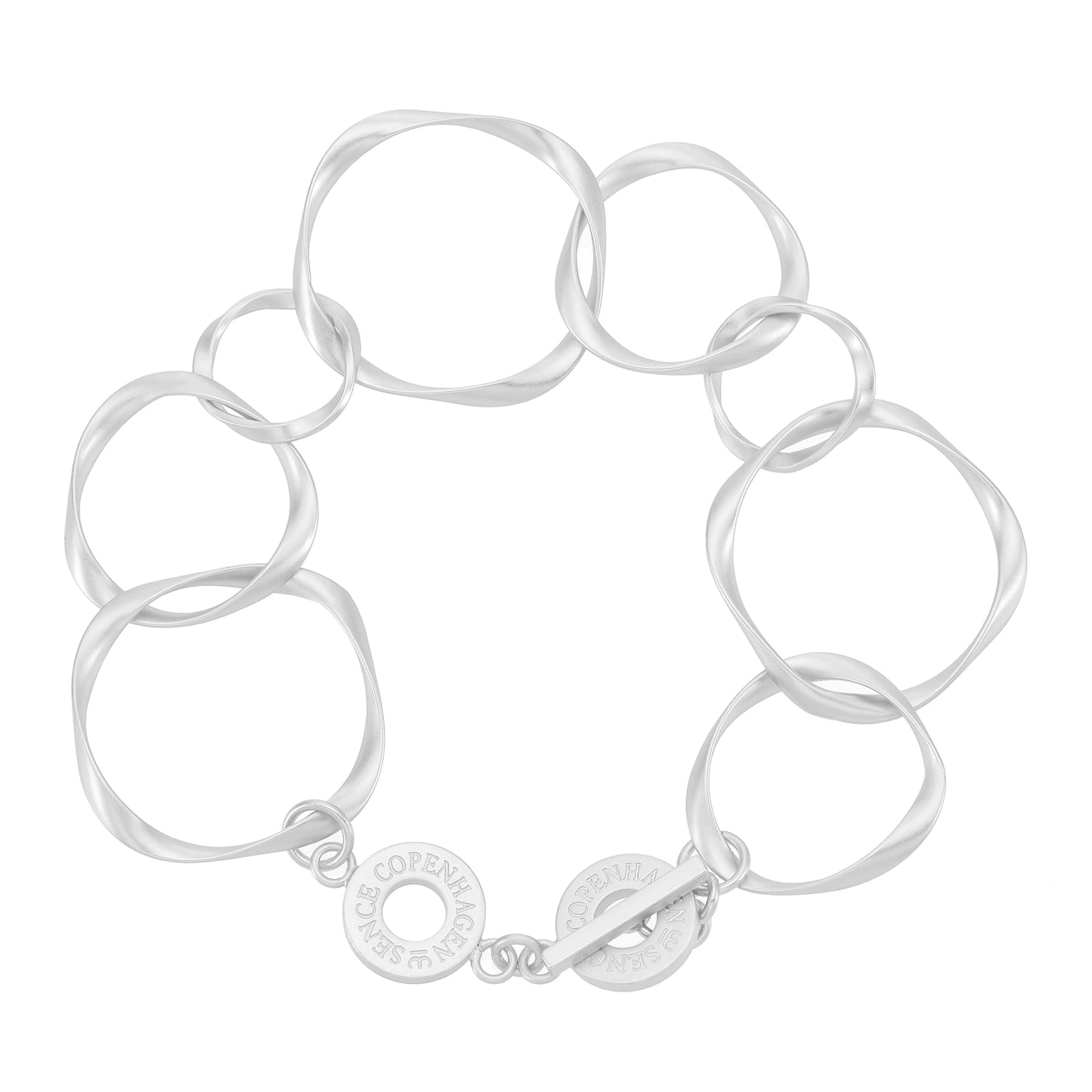 DIVA Armband - Matt versilbert