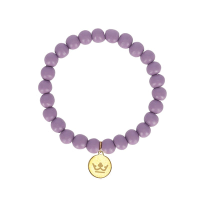 Woodmood Bracelet - Pastel lilac matt gold