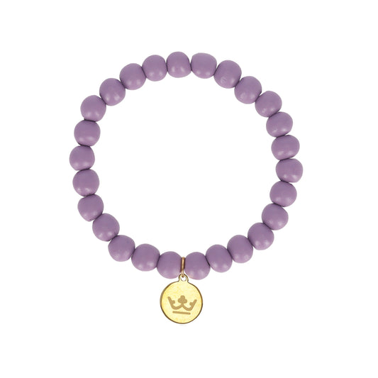 Woodmood bracelet pastel lilac matt gold