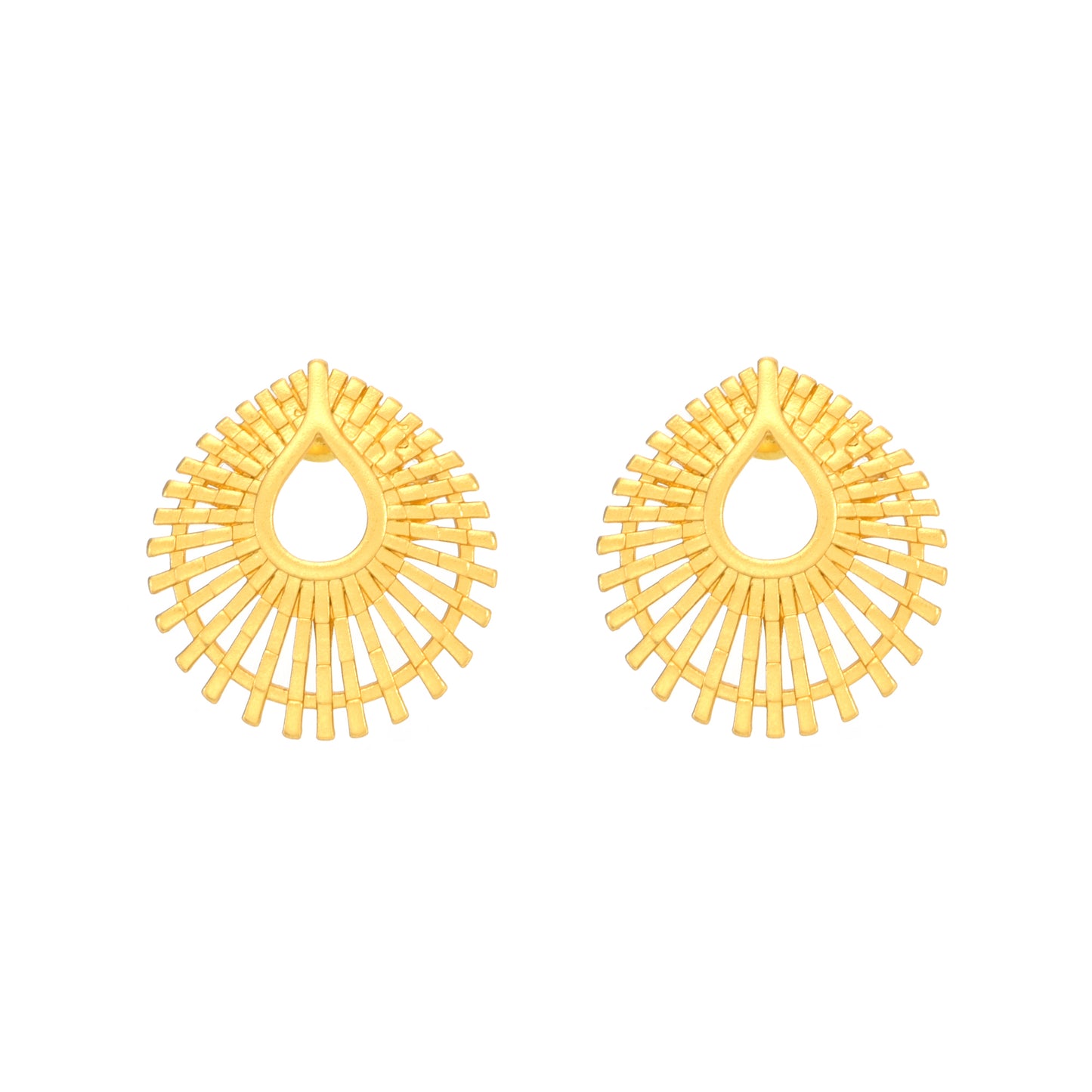 Mira Ohrstecker - Matt vergoldet