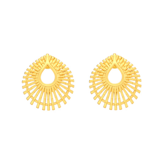 Mira Ohrstecker - Matt vergoldet