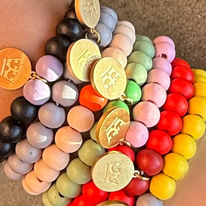 Woodmood Bracelet - Pastel lilac matt gold