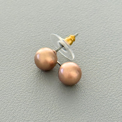 Essentials be Creative - Ohrstecker matt rosé vergoldet