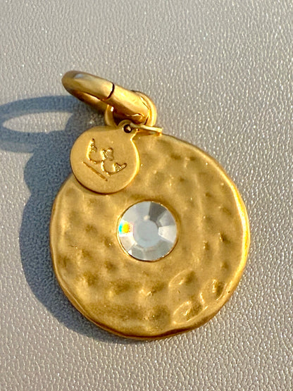 Essentials Grade A - Charm  matt vergoldet