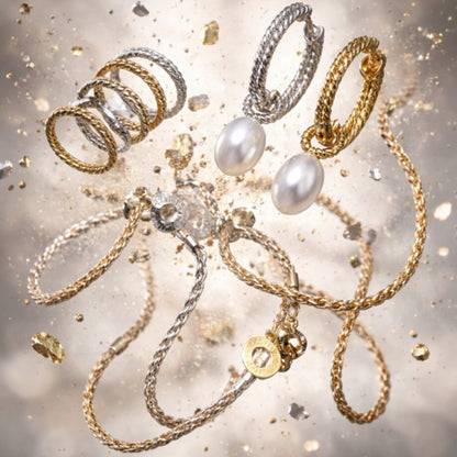 Amelie Ring - Matte gold plated size 9