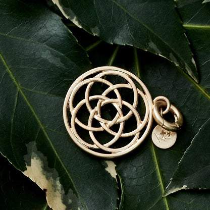 Essentials Viking Knot charm matt rose gold plated