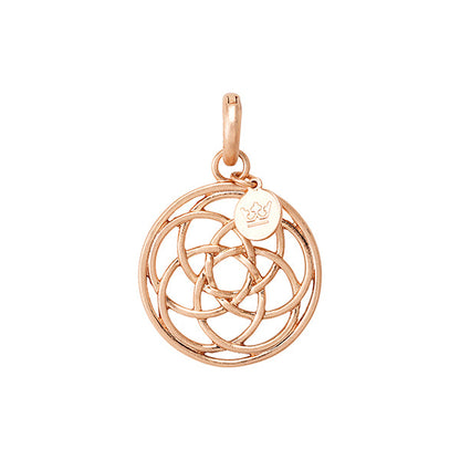 Essentials Viking Knot charm matt rose gold plated