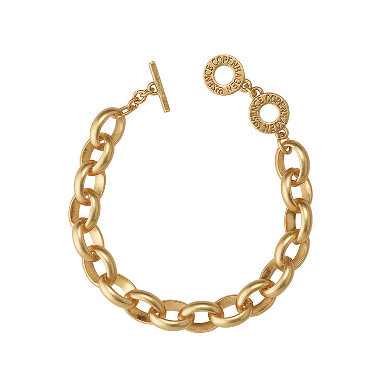 Essentials Everyday bracelet matt gold plated