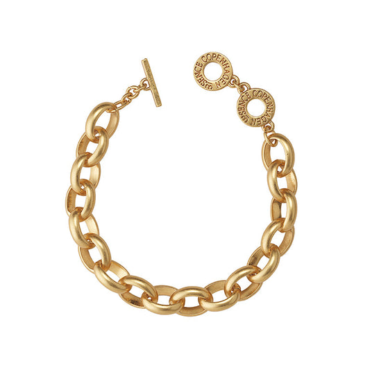 Essentials Everyday bracelet matt gold plated