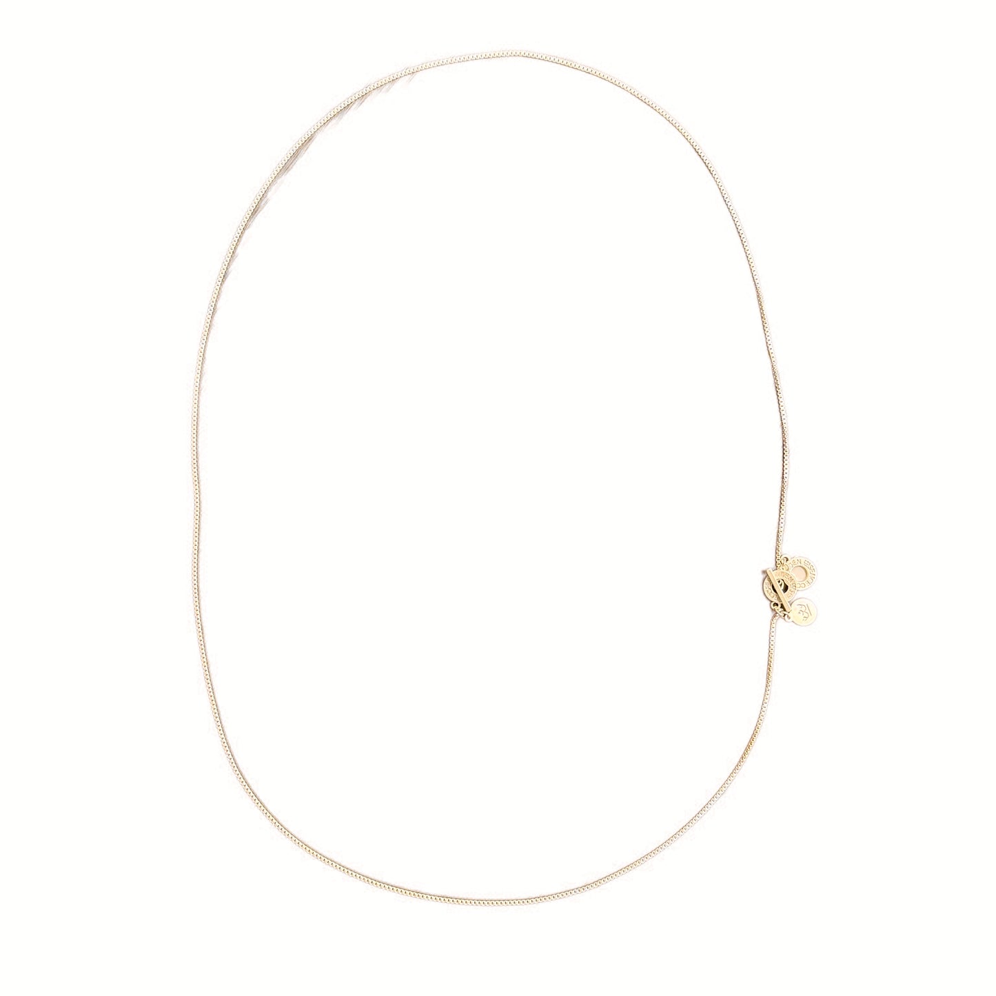 Essentials Venezia Necklace - Matt gold plated - 90 CM