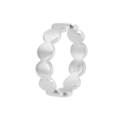 Dotti Ring - mat versilber Gr. 56