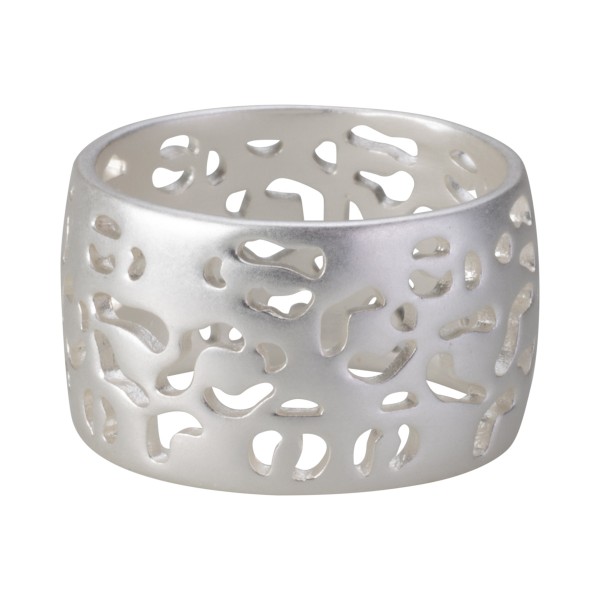 Flora ring in silver 7