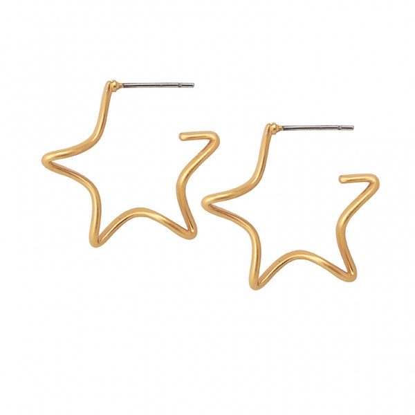 The Soul Earring in Plated Gold