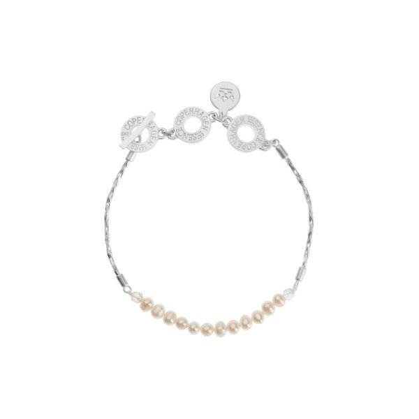Couture Morning Dew Pearl Bracelet in Silver